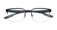 Matte Black Emporio Armani EA1137 Square Glasses - Flat-lay
