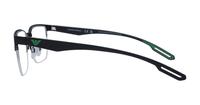 Matte Black Emporio Armani EA1137 Square Glasses - Side