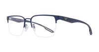 Matte Blue Emporio Armani EA1137 Square Glasses - Angle
