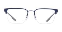 Matte Blue Emporio Armani EA1137 Square Glasses - Front