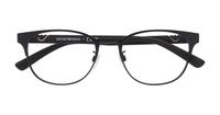 Matte Black Emporio Armani EA1139-53 Round Glasses - Flat-lay