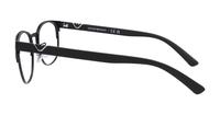 Matte Black Emporio Armani EA1139-53 Round Glasses - Side