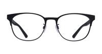 Matte Black Emporio Armani EA1139-55 Round Glasses - Front