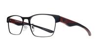 Matte Black Emporio Armani EA1141 Rectangle Glasses - Angle