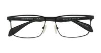 Matte Black / Rubber Green Emporio Armani EA1149-56 Rectangle Glasses - Flat-lay