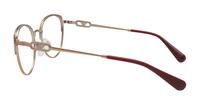 Shiny Rose Gold / Bordeaux Emporio Armani EA1150 Cat-eye Glasses - Side