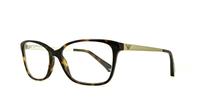 Brown Havana Emporio Armani EA3026-54 Cat-eye Glasses - Angle