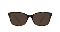 Brown Havana Emporio Armani EA3026-54 Cat-eye Glasses - Sun