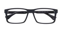 Black Emporio Armani EA3038-56 Rectangle Glasses - Flat-lay