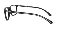 Rubber Black Emporio Armani EA3135 Round Glasses - Side