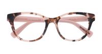Pink Havana Emporio Armani EA3162 Oval Glasses - Flat-lay