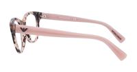 Pink Havana Emporio Armani EA3162 Oval Glasses - Side