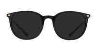 Shiny Black Emporio Armani EA3168 Round Glasses - Sun