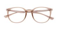 Shiny Transparent Tundra Emporio Armani EA3168 Round Glasses - Flat-lay