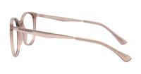 Shiny Transparent Tundra Emporio Armani EA3168 Round Glasses - Side