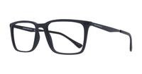 Matte Black Emporio Armani EA3169 Rectangle Glasses - Angle