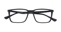 Matte Black Emporio Armani EA3169 Rectangle Glasses - Flat-lay