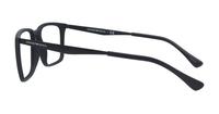 Matte Black Emporio Armani EA3169 Rectangle Glasses - Side