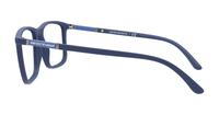 Matte Blue Emporio Armani EA3181 Rectangle Glasses - Side