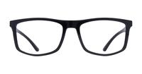 Black Emporio Armani EA3183 Rectangle Glasses - Front