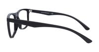 Black Emporio Armani EA3183 Rectangle Glasses - Side