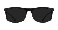 Black Emporio Armani EA3183 Rectangle Glasses - Sun