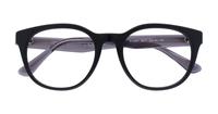 Shiny Black Emporio Armani EA3207 Oval Glasses - Flat-lay