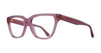 Pink / Purple Emporio Armani EA3208-54 Cat-eye Glasses - Angle