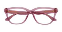 Pink / Purple Emporio Armani EA3208-54 Cat-eye Glasses - Flat-lay