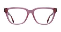 Pink / Purple Emporio Armani EA3208-54 Cat-eye Glasses - Front