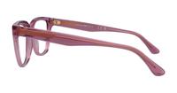 Pink / Purple Emporio Armani EA3208-54 Cat-eye Glasses - Side