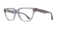 Shiny Transparent Grey Emporio Armani EA3208 Cat-eye Glasses - Angle