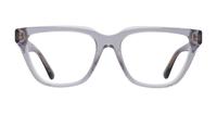 Shiny Transparent Grey Emporio Armani EA3208 Cat-eye Glasses - Front