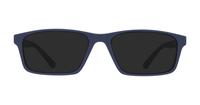 Matte Blue Emporio Armani EA3213 Rectangle Glasses - Sun