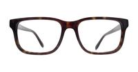 Havana Emporio Armani EA3218 Rectangle Glasses - Front