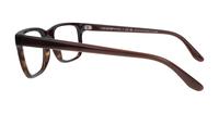Havana Emporio Armani EA3218 Rectangle Glasses - Side