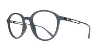 Matte Grey Emporio Armani EA3225-50 Round Glasses - Angle