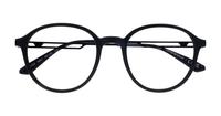 Matte Black Emporio Armani EA3225-52 Round Glasses - Flat-lay