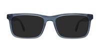 Shiny Blue / Top Smoke Emporio Armani EA3227 Oval Glasses - Sun