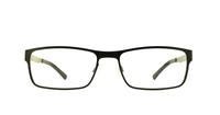 Matt Black fila 9759 Rectangle Glasses - Front
