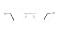 Silver Finelight Felicity Oval Glasses - Front