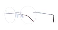 Silver Finelight Ira Round Glasses - Angle
