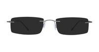 Matte Gunmetal Finelight Remy Square Glasses - Sun