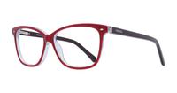 Red Fossil FOS6011 Wayfarer Glasses - Angle