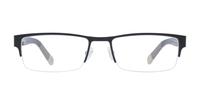 Black Grey Fossil FOS6014 Rectangle Glasses - Front