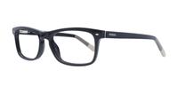 Black Grey Fossil FOS6019 Rectangle Glasses - Angle