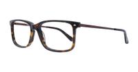 Havana Fossil FOS6020 Rectangle Glasses - Angle