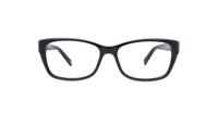 Black Fossil FOS6022 Rectangle Glasses - Front