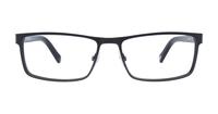 Matt Black Fossil FOS6026 Rectangle Glasses - Front
