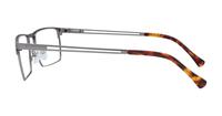 Matte Gunmetal Glasses Direct Abraham Square Glasses - Side